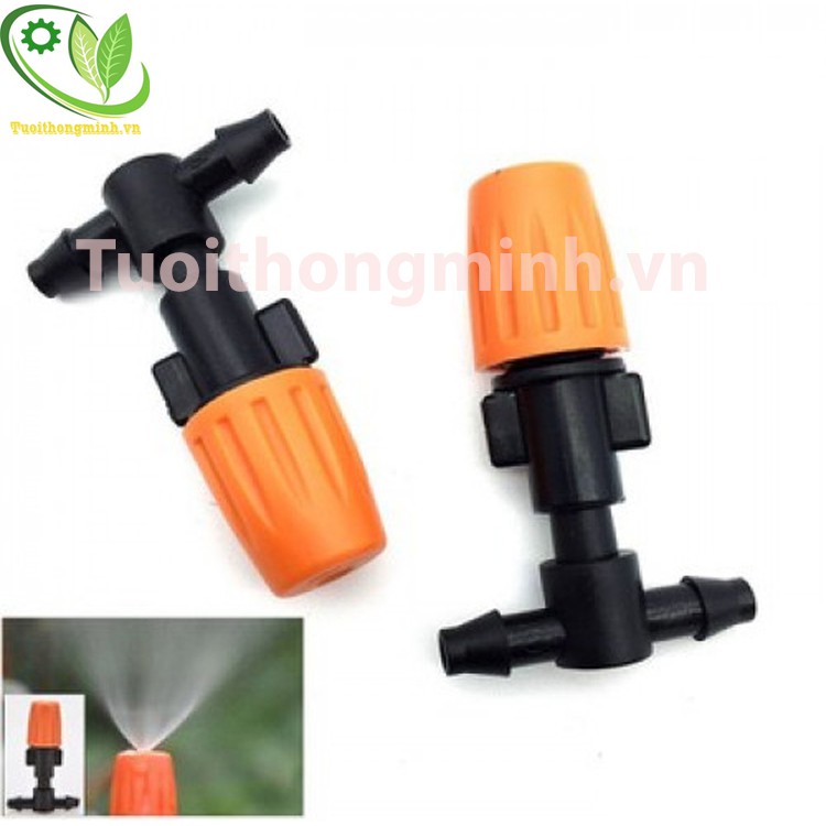 Set 10 bộ béc đơn phun sương cam