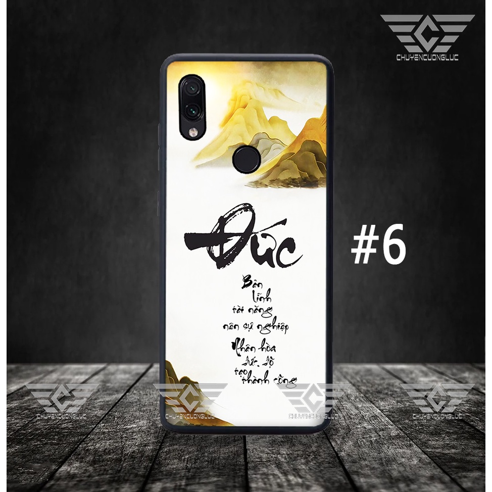 Ốp lưng XIAOMI Redmi NOTE 7 - Redmi 7 - REDMI NOTE 7 PRO thư pháp