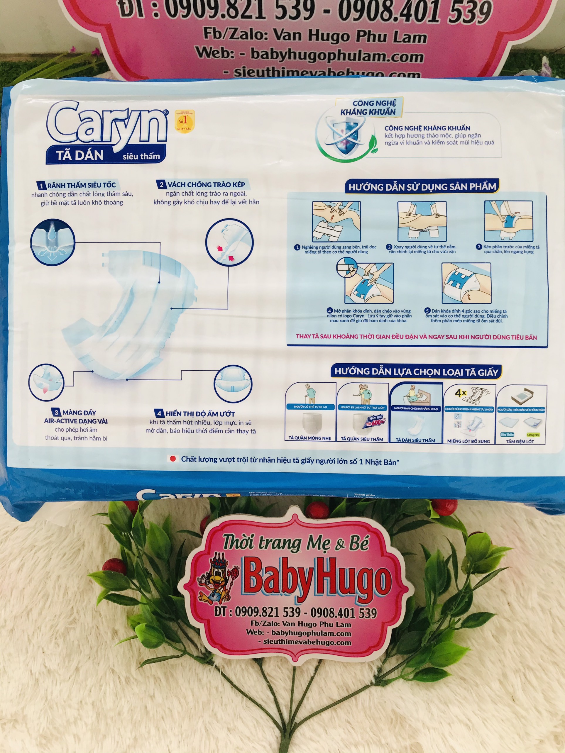 Tã Dán Người Lớn Caryn L 20 Miếng