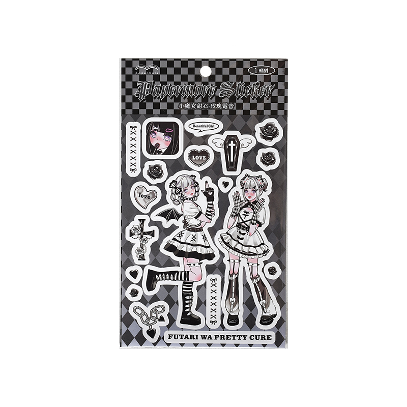 Sticker Cute Con gái Hàn Quốc Cool Nhãn dán Trang trí sổ tay DIY Trang trí Dễ thương
