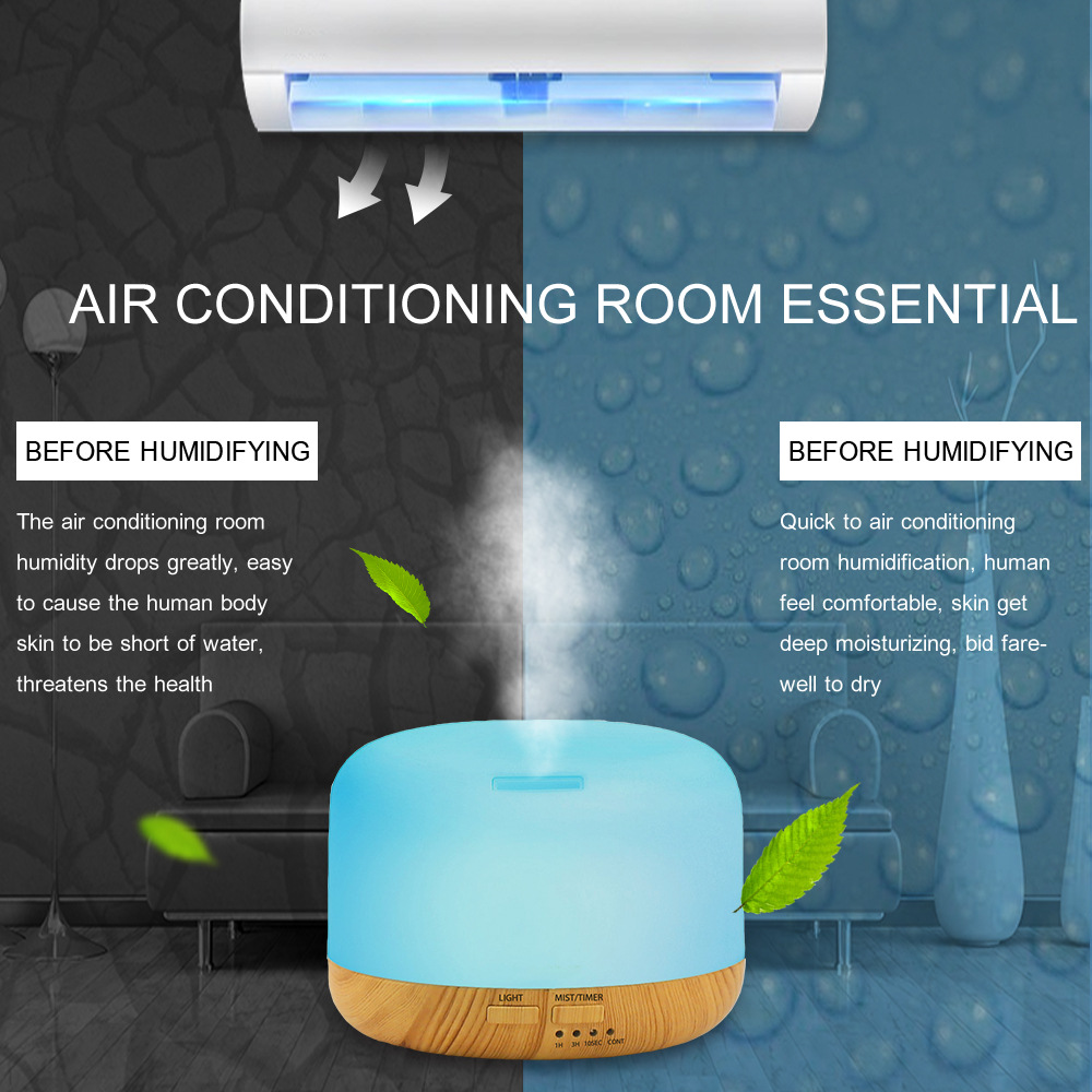 Máy Xông tinh dầu AROMA vân gỗ siêu bền