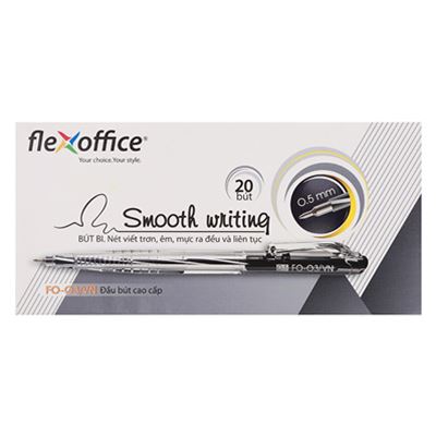 Bút Bi Flexoffice FO-03/VN Hộp 20 Bút