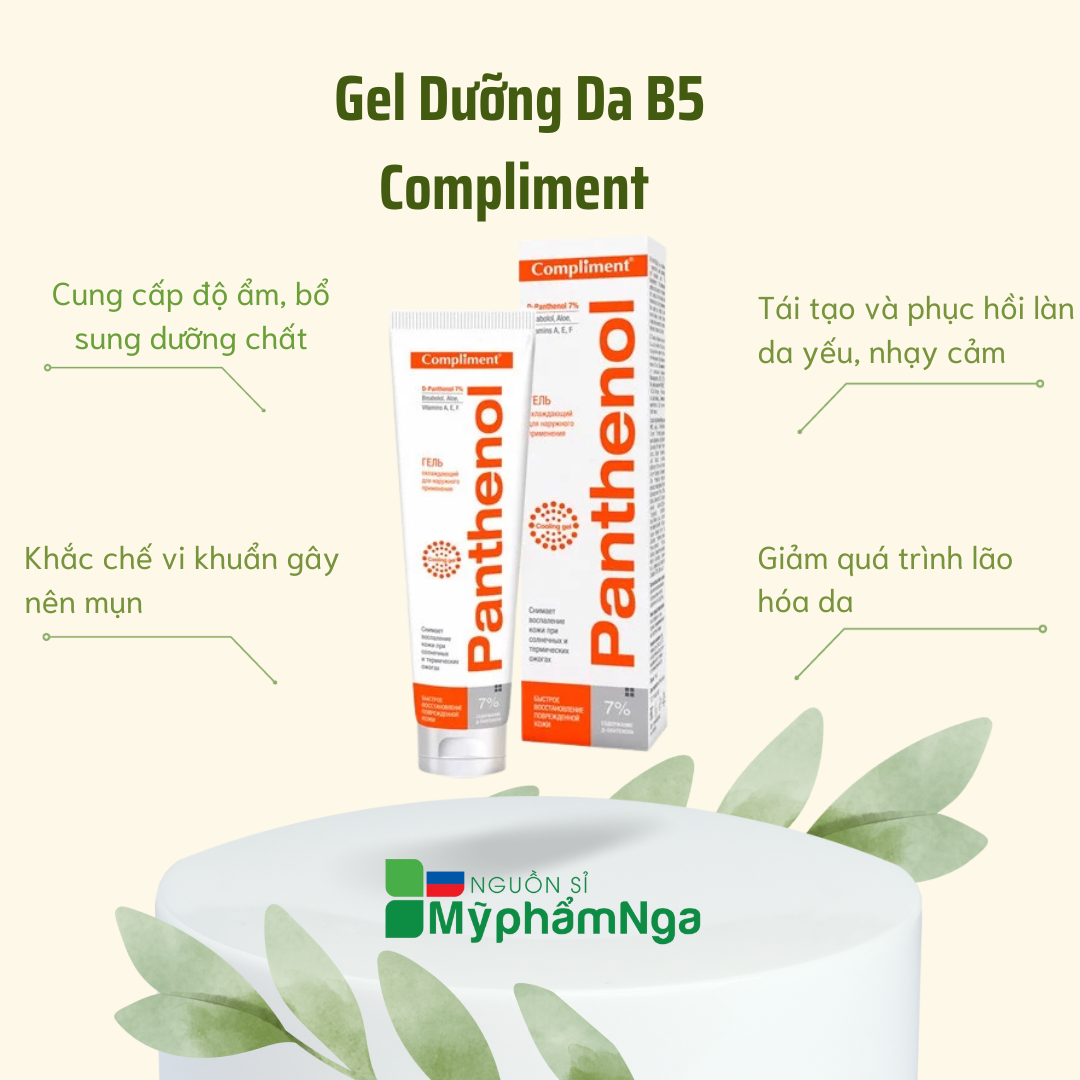 Gel dưỡng panthenol b5 compliment phục hồi da