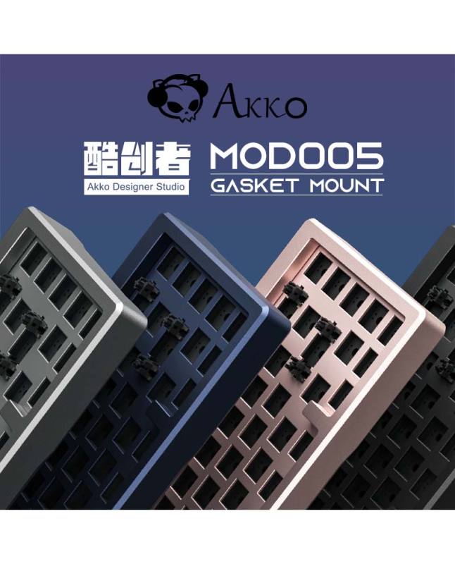 Kit bàn cơ AKKO Designer Studio – MOD005 (Hotswap 5 pin / RGB / Foam tiêu âm / Gasket Mount)