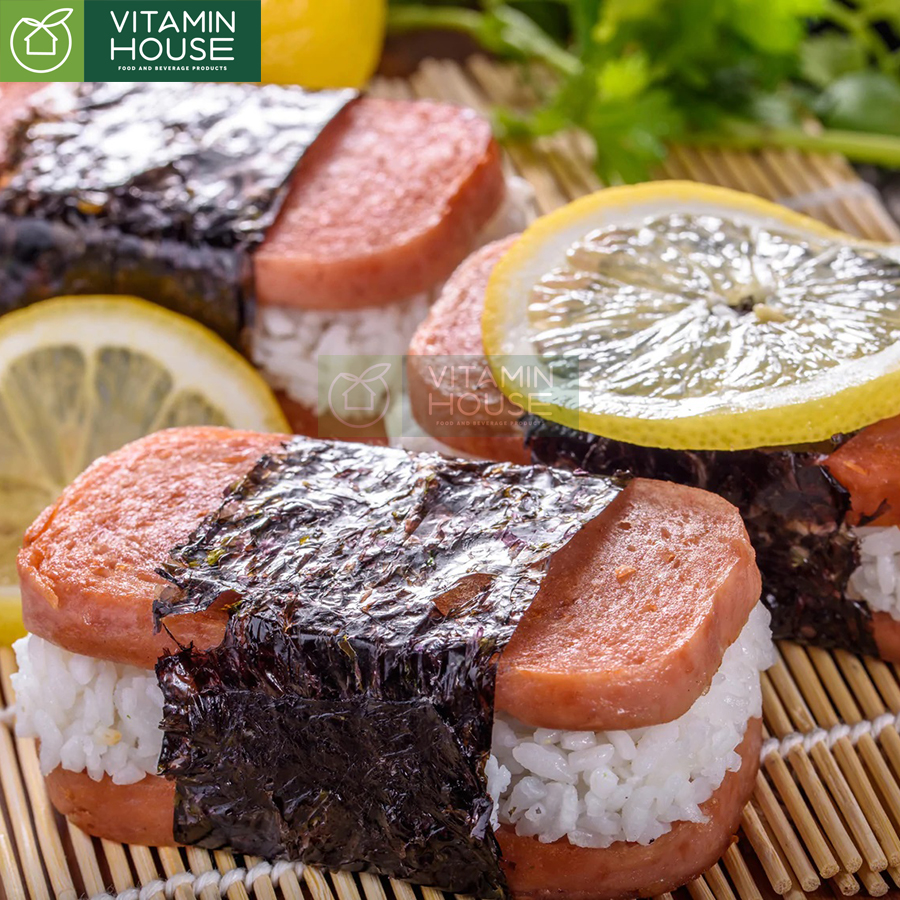 Thịt Hộp Spam Mỹ  ít mặn 25% Less Sodium 340g [Vitamin House]