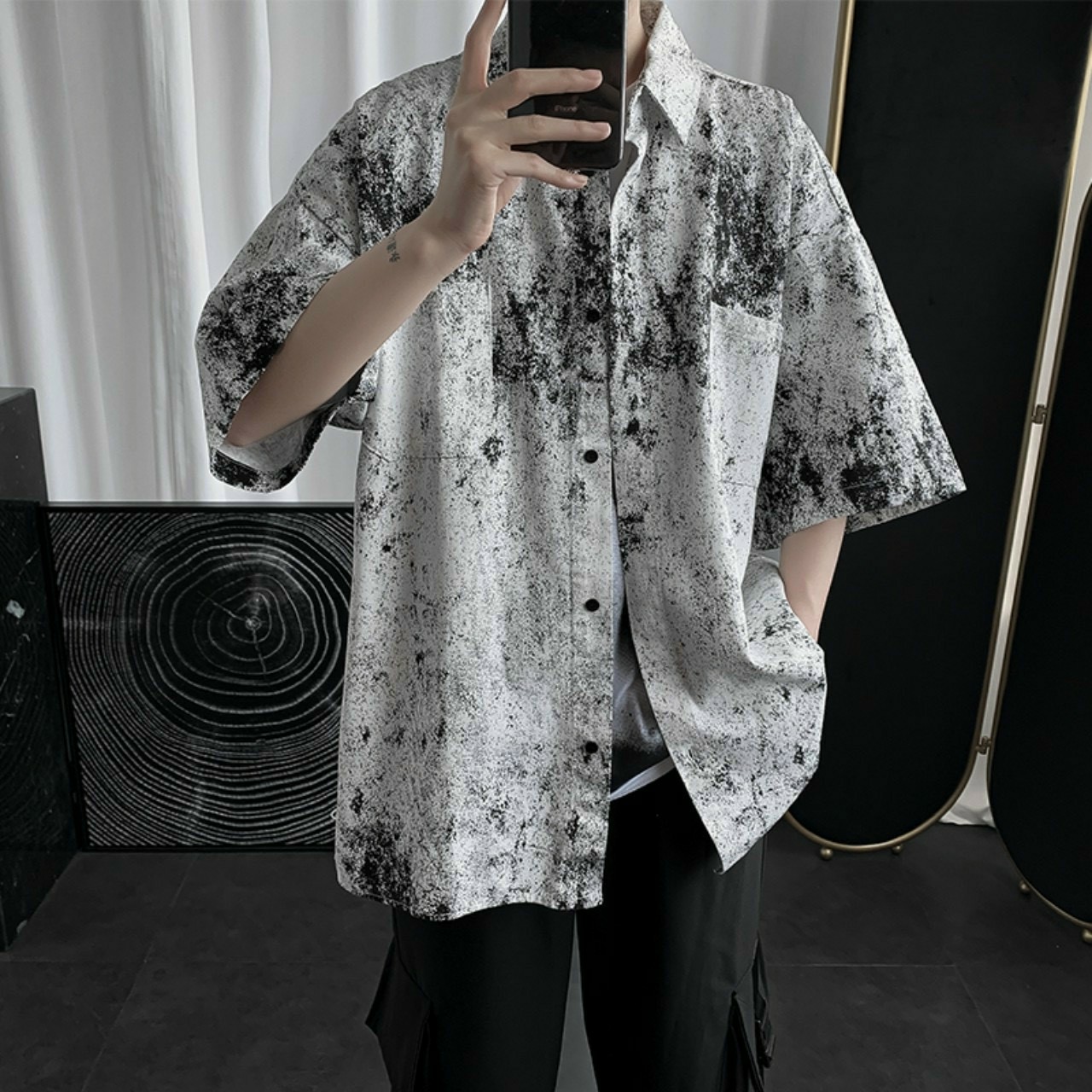 [HCM]Áo sơ mi nam nữ GK06