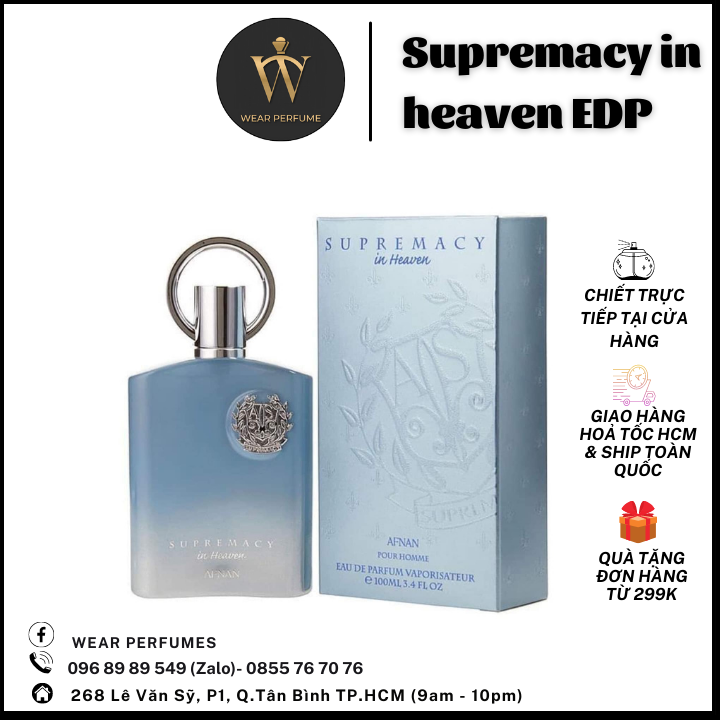 Nước hoa nam Supremacy in heaven EDP - Fullsize và Chiết
