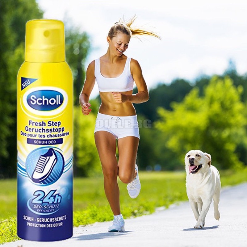 [ HÀNG ĐỨC CHÍNH HÃNG ] Xịt khử mùi hôi chân Scholl 150ml