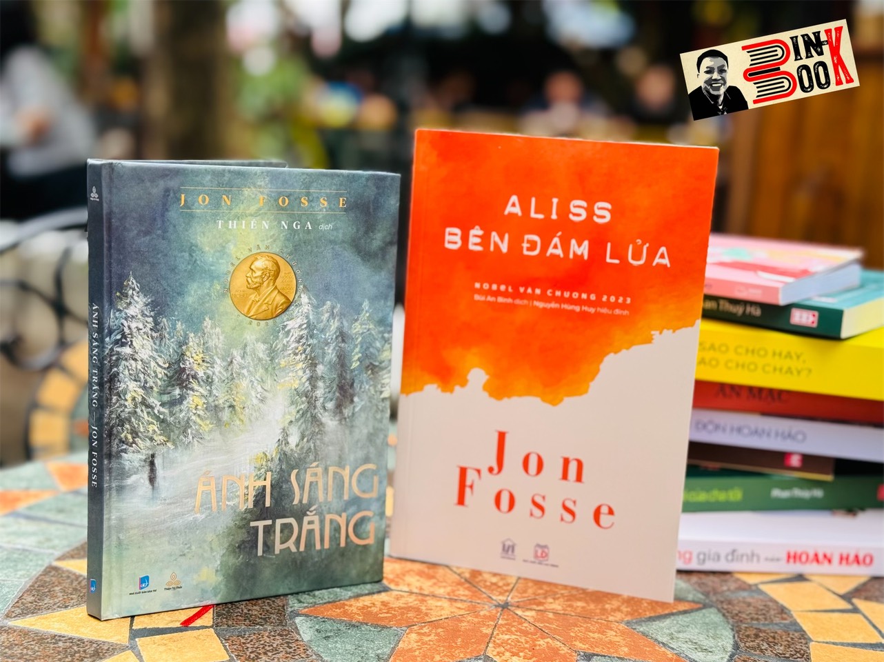 Aliss bên đám lửa - ánh sáng trắng - jon fosse - bùi an bình, thiên nga dịch - rainbow books - thiện tri thức - nxb lao động – nxb dân trí.