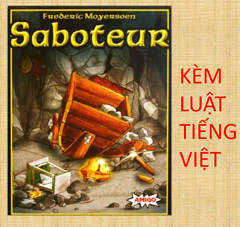 [HCM]TRÒ CHƠI BOARD GAME ĐÀO VÀNG- SABOTEUR