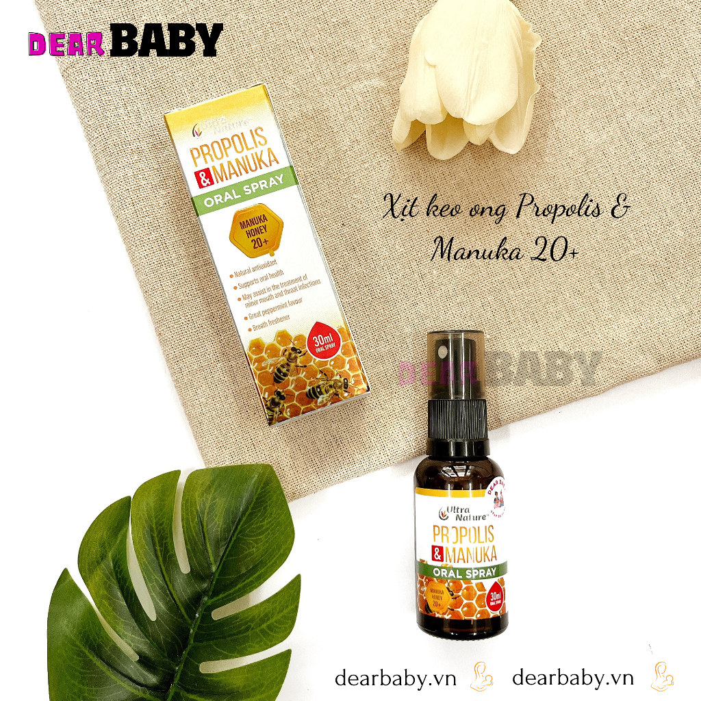 Xịt họng keo ong Propolis & Manuka - 30ml