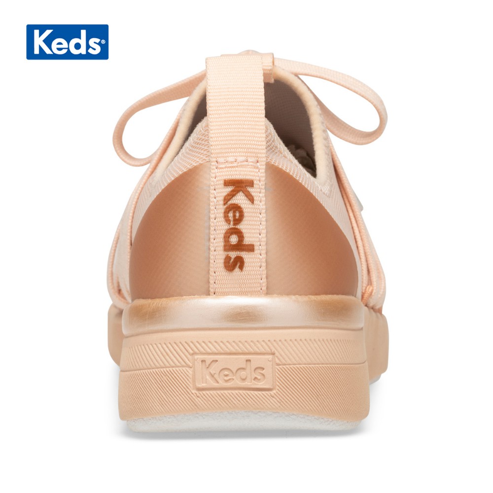 Giày Lười Slip On Keds Nữ - Studio Flash Mesh Rose Gold - KD060346