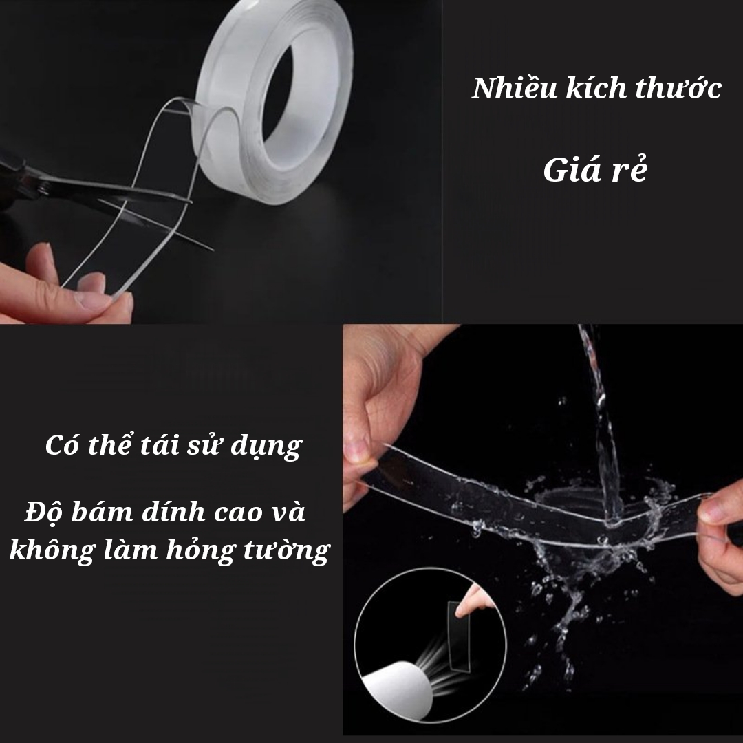 Băng dính 2 mặt siêu chắc