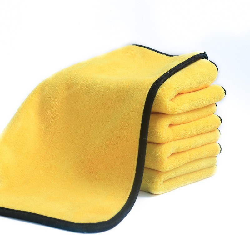 Khăn Lau Xe Ô tô Microfiber Siêu Thấm Siêu Mịn Vệ Sinh Ô Tô, Xe Máy Chuyên Dụng - 2 lớp siêu dày, siêu thấm, mịn, không bám sợi- Loại 30*30mm
