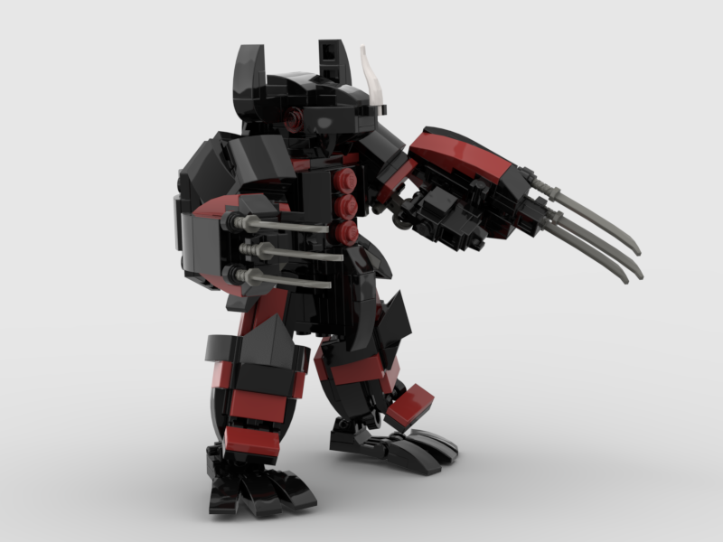 Le Go Đồ Chơi Lắp Ráp Robot Moc Mech Digimon Bạo Long