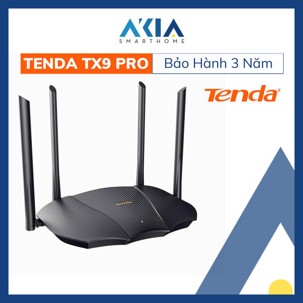 Bảng giá Bộ phát Wifi 6 Tenda TX9 Pro AX3000 - Router Wifi 6 Băng tần kép tốc độ 3000Mbps, Cục phát Wifi 6 siêu mạnh - Chính Hãng Tenda Việt Nam BH 3 Năm Phong Vũ