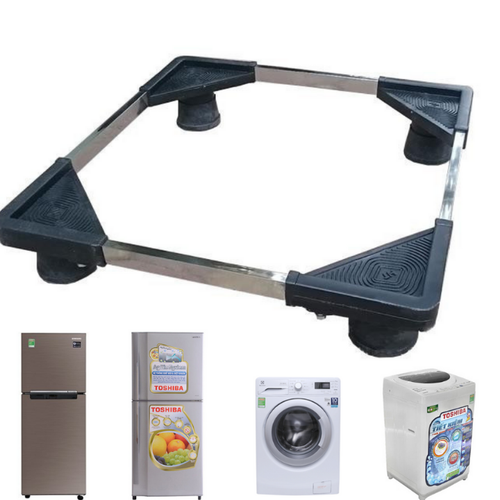 Kệ chân để máy giặt, tủ lạnh inox đa năng