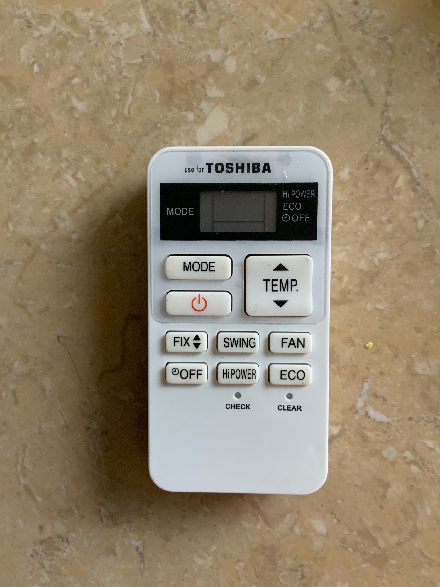 Điều khiển điều hoà Toshiba (mẫu 3)