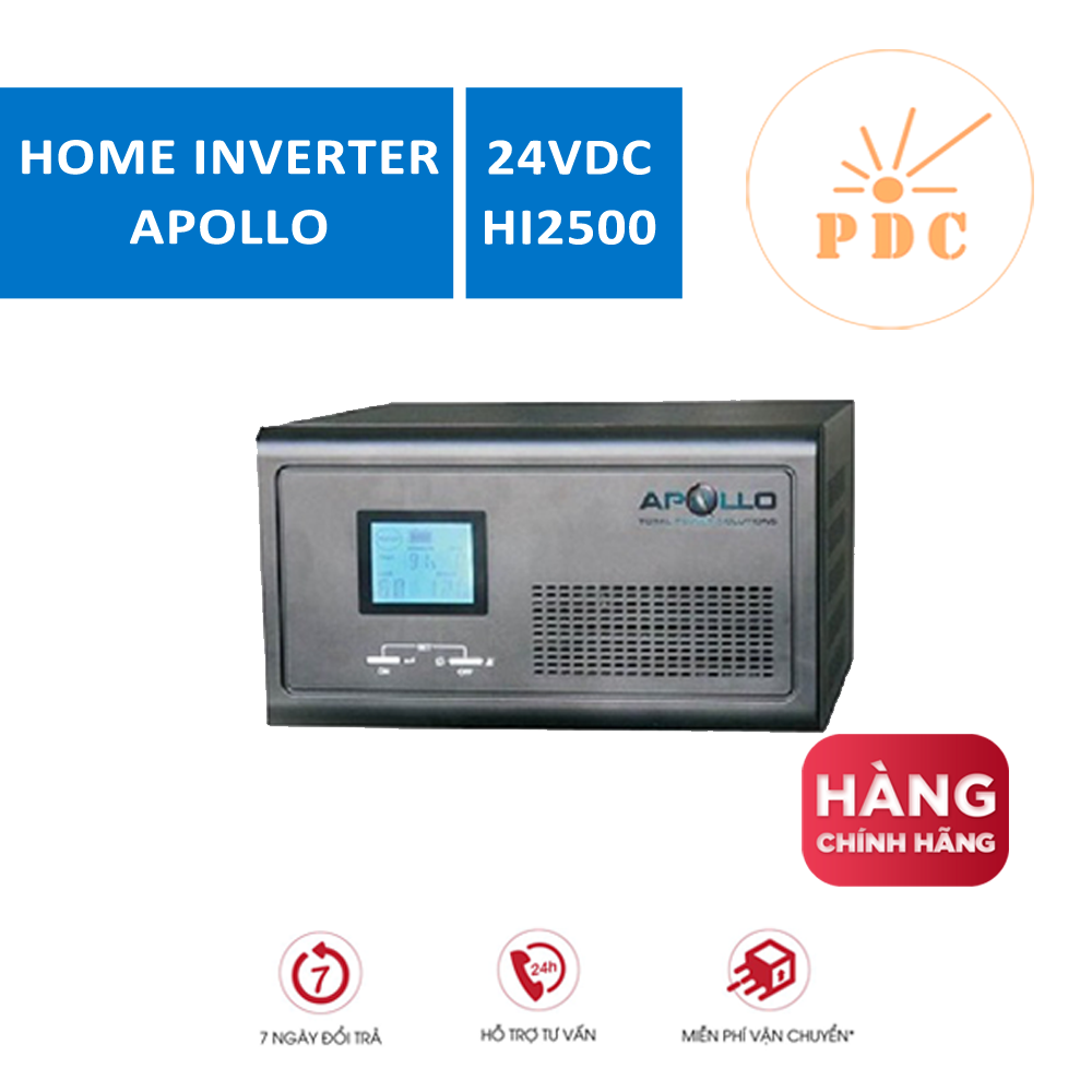 Inverter Apollo 2.5KVA 2500VA 1600W KC2500 (HI2500) - (PDC-TECH)