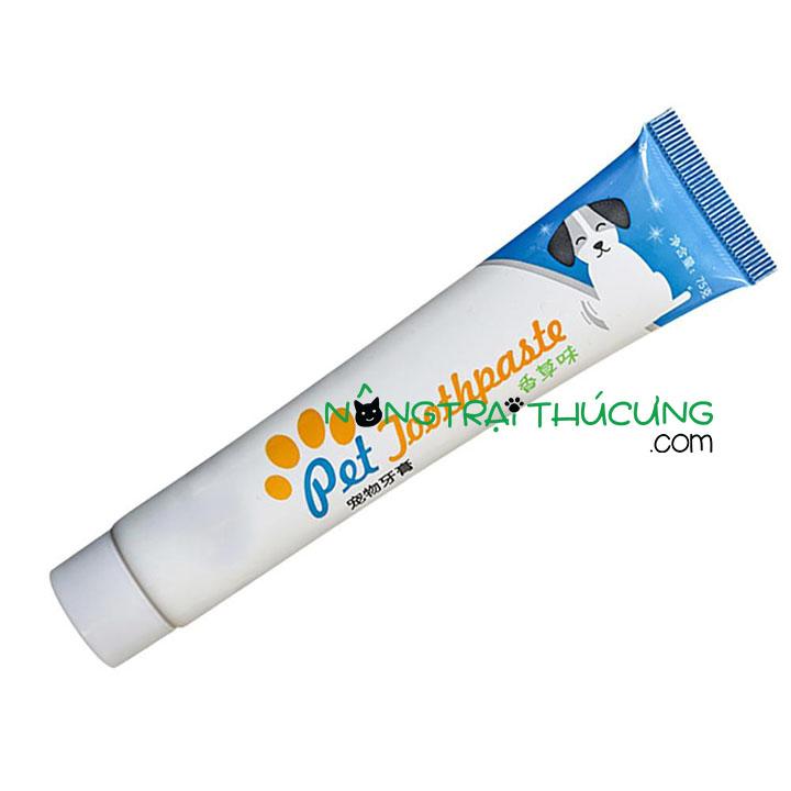 Kem đánh răngvệ sinh răng miệng cho thú cưng - 75gr
