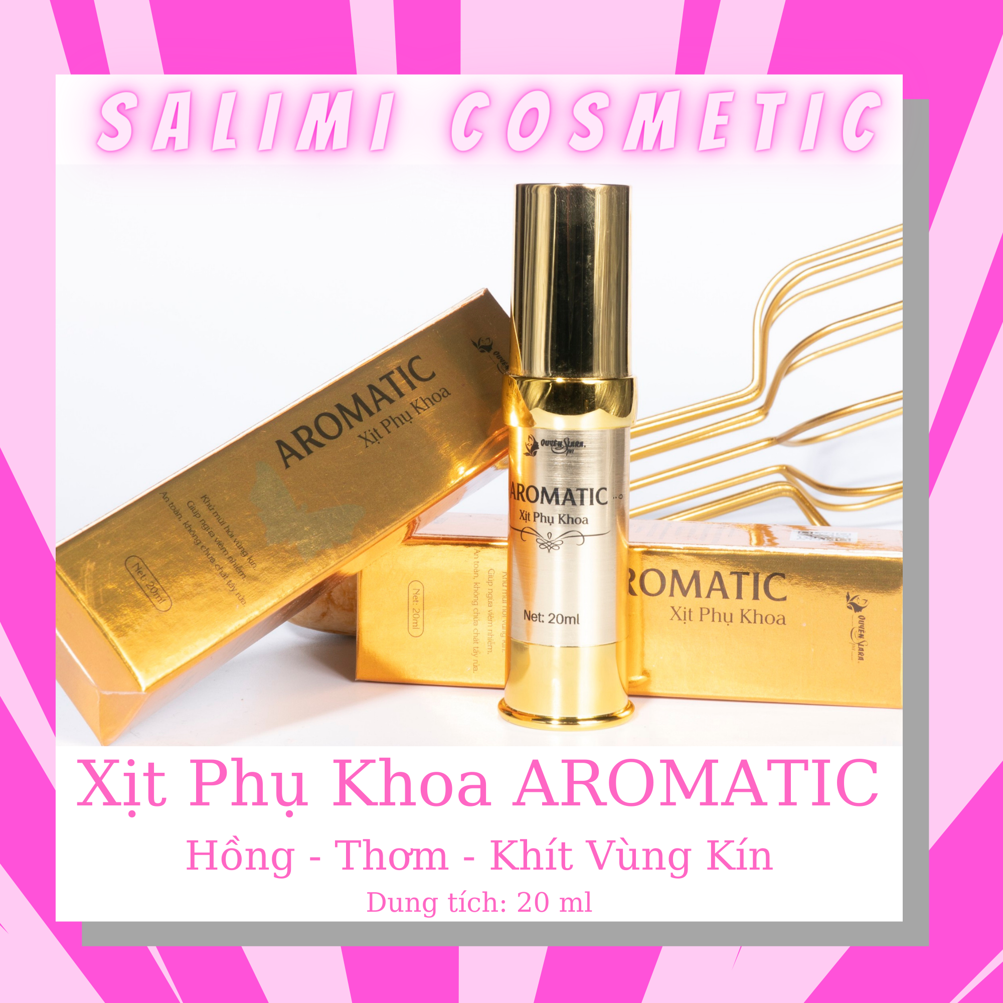 Xịt Phụ Khoa Aromatic Quyên Lara