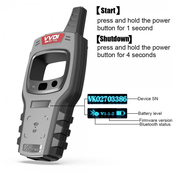 VVDI MINI TOOL - Reset, tạo khóa smart key