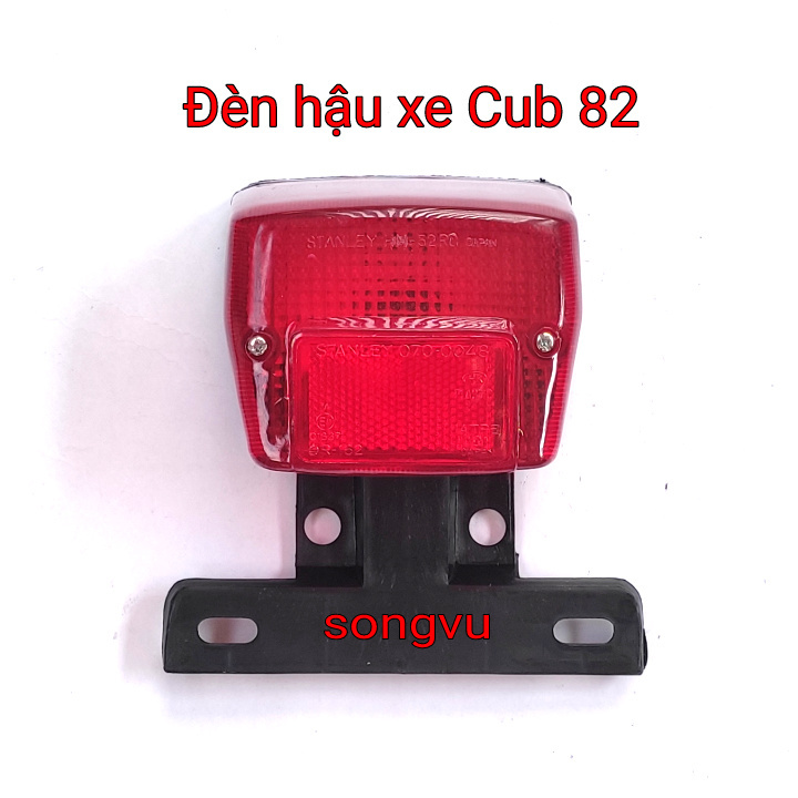 Bộ đèn hậu xe máy Cub 82 có bóng