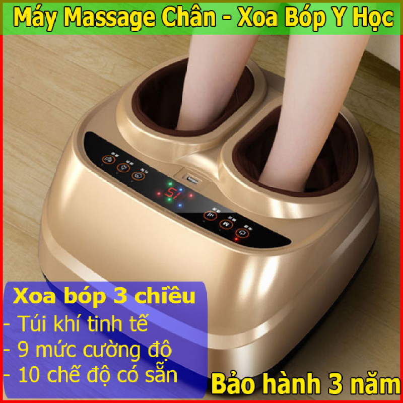 Máy Massage Chân đa năng công nghệ 4.0 - Máy massage bàn chân xoa bóp y học, máy mát xa chân 5 chức năng giảm hoàn toàn mệt mỏi cao cấp