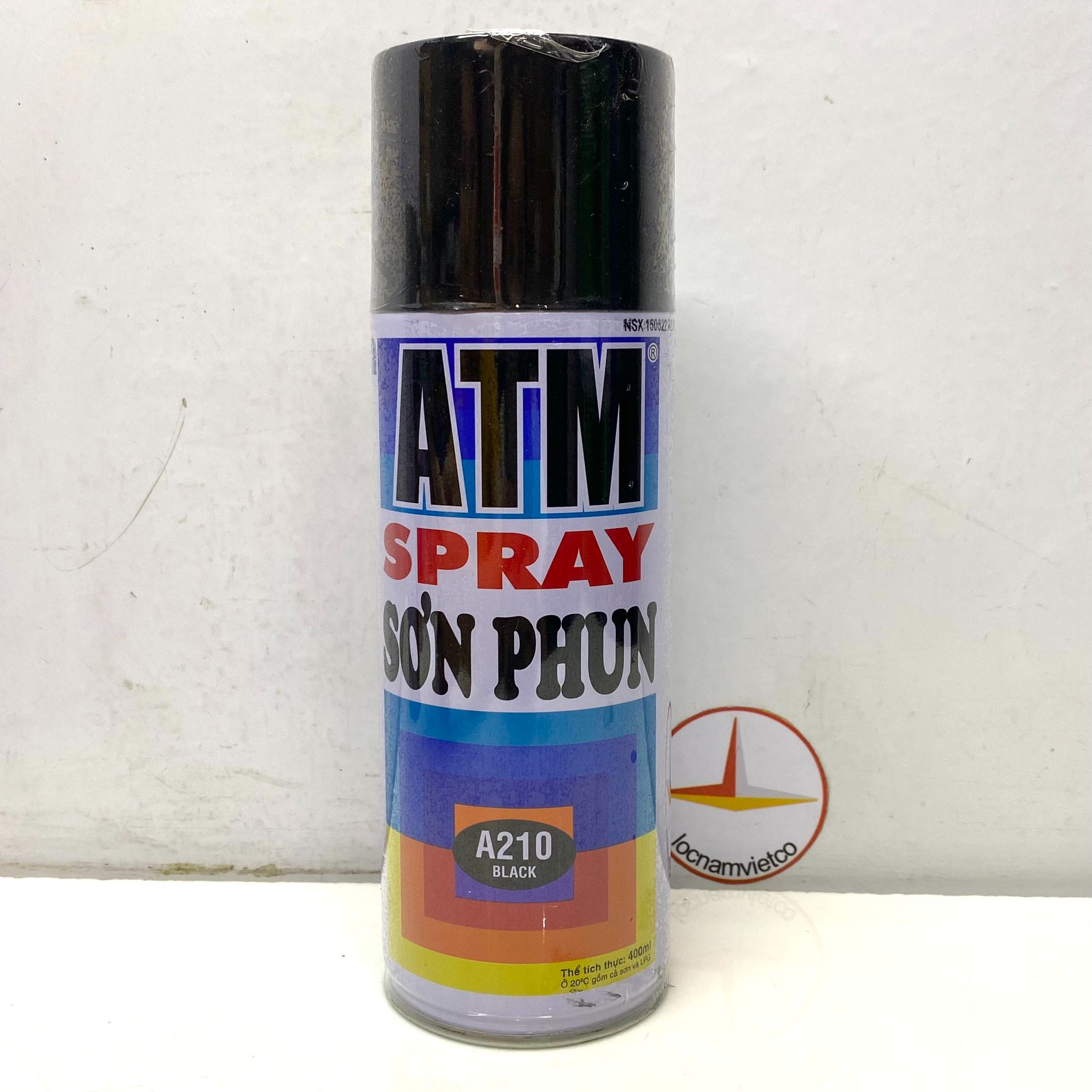 Sơn xịt ATM màu đen A210