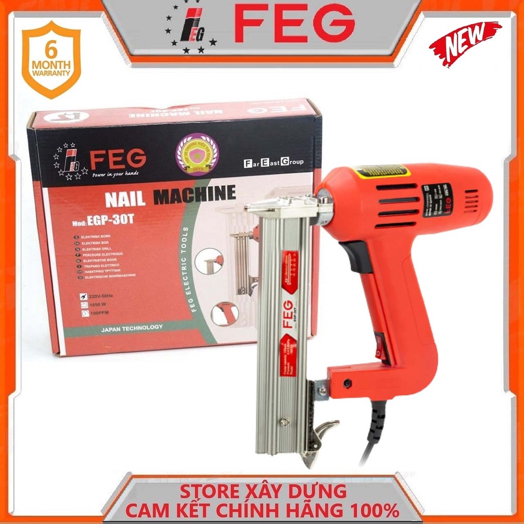 Máy bắn đinh 1850w feg egp-30t- hàng chính hãng