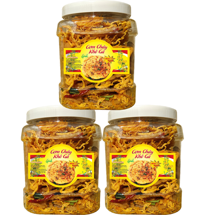 50 hũ cơm cháy lắc khô gà 300g dành cho sỉ