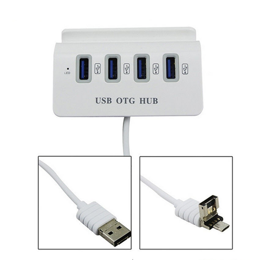 Bộ chia 4 Cổng USB OTG HUB với Dock chất lượng cao