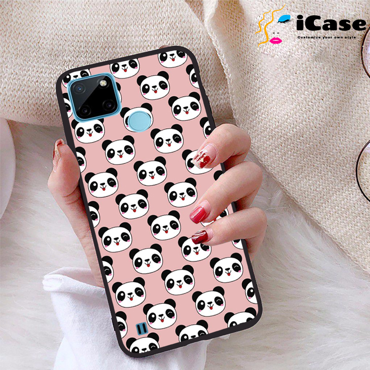 Ốp lưng Realme C21Y viền dẻo TPU BST Panda