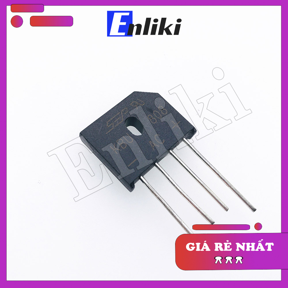 Diode Cầu 8A 800V KBU808