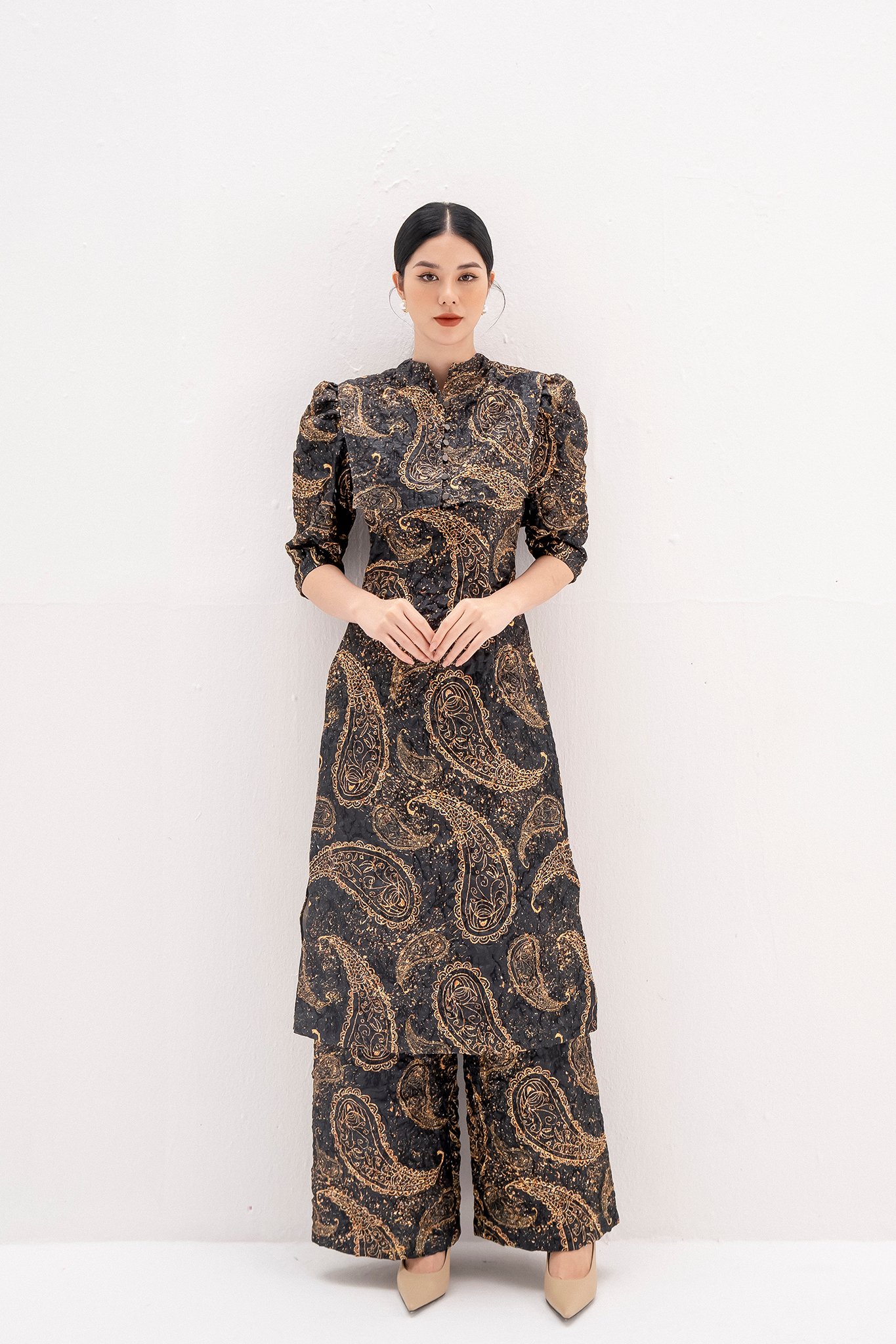 Áo dài cách tân nữ Eva de Eva 21AADE002F
