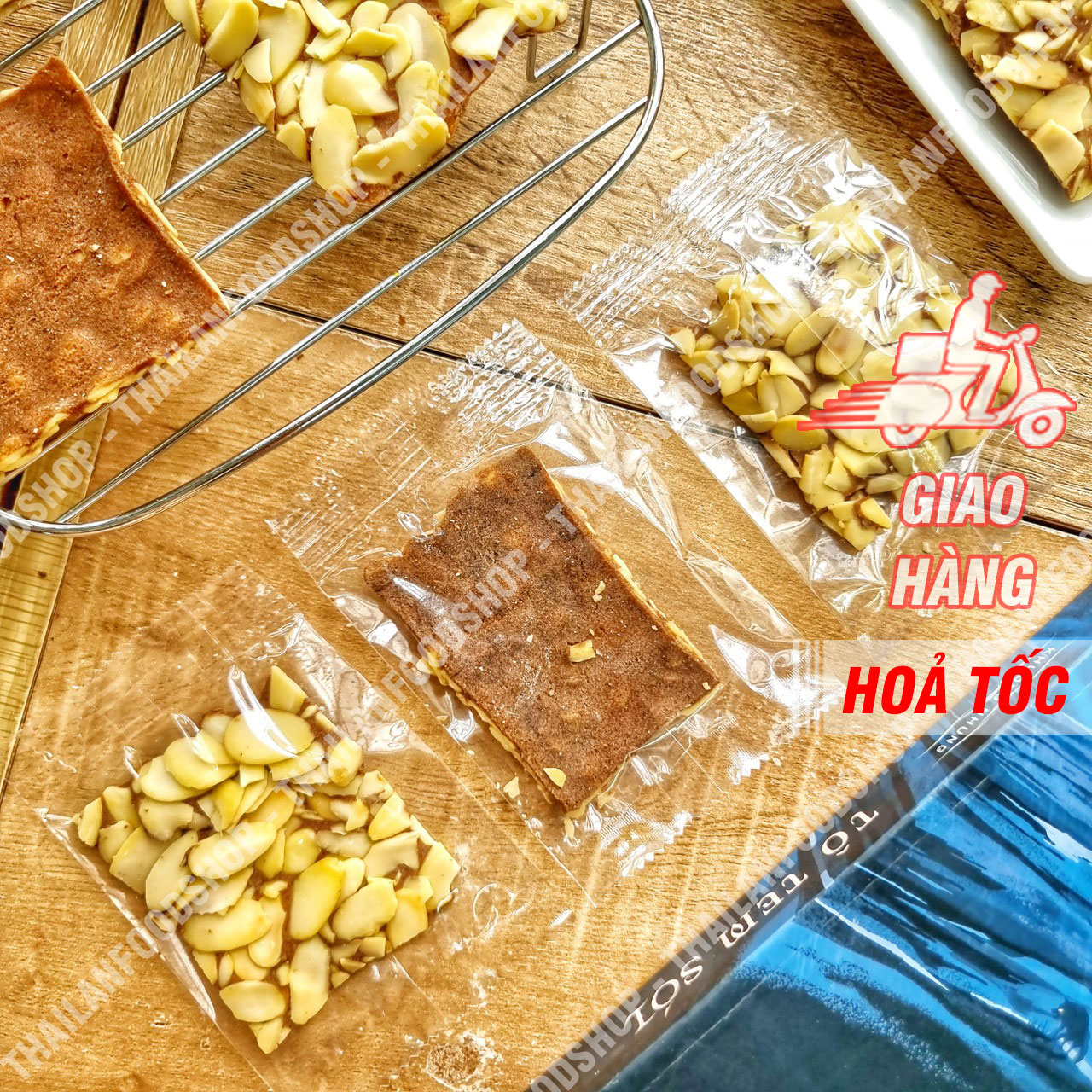Bánh Ngói Hạnh Nhân Chocolate - Lon 300gr