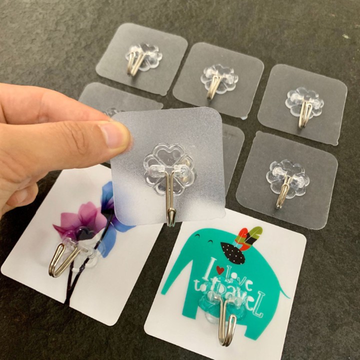 Combo 10 Móc Dán Tường 3D Siêu Chắc Chắn