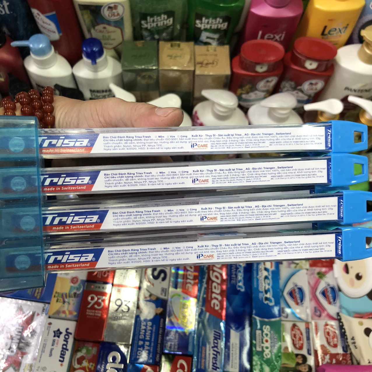 [HCM]Bàn chải Trisa loại cứng