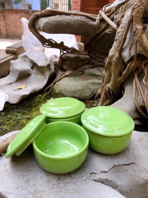CỐC CARAMEN - HŨ SỮA CHUA gốm sứ Bát Tràng