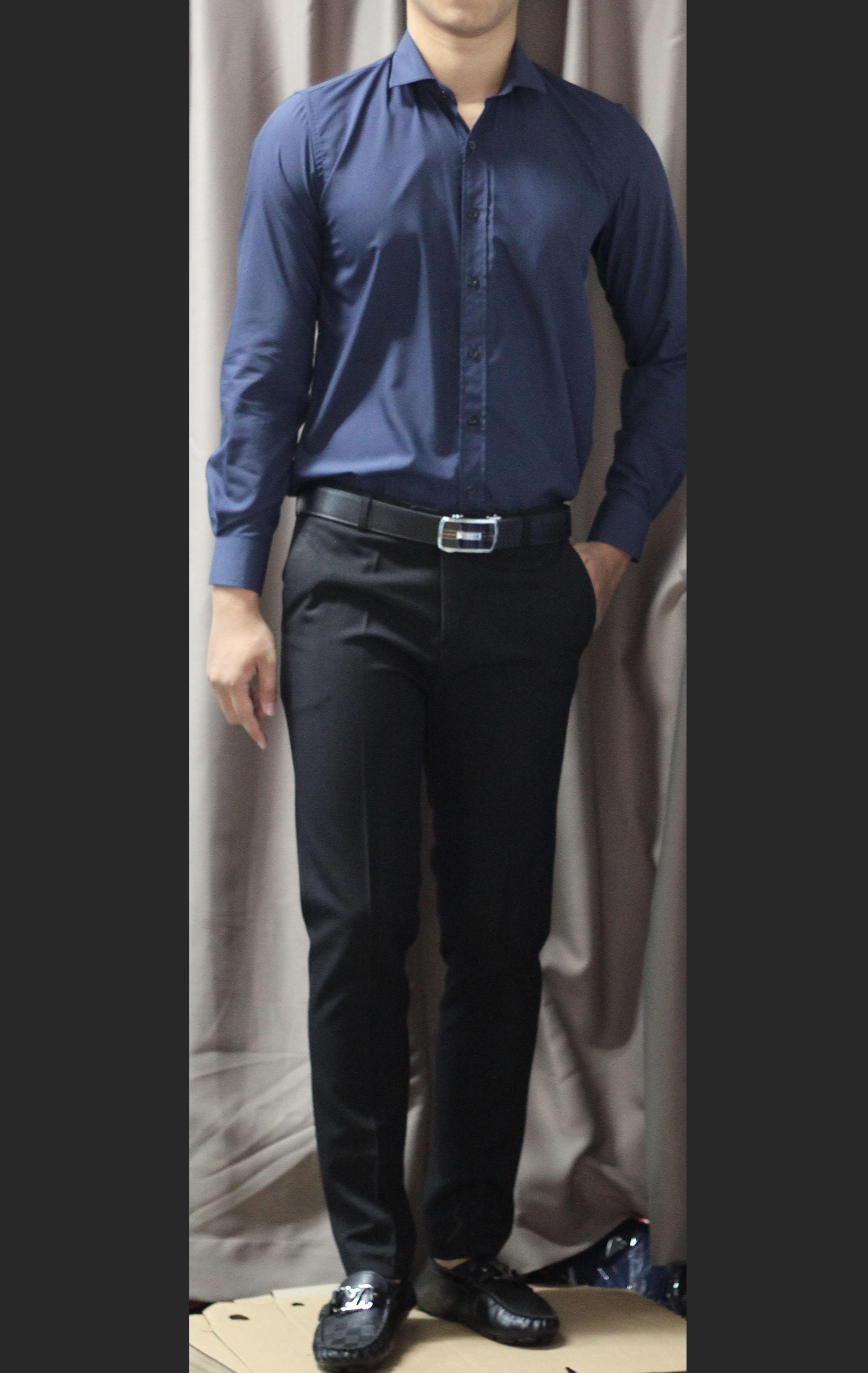 Quần âu đen nam vải đẹp Có Bigsize