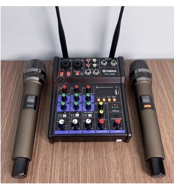 Bộ Mixer Yamaha G4 USB Cao Cấp.