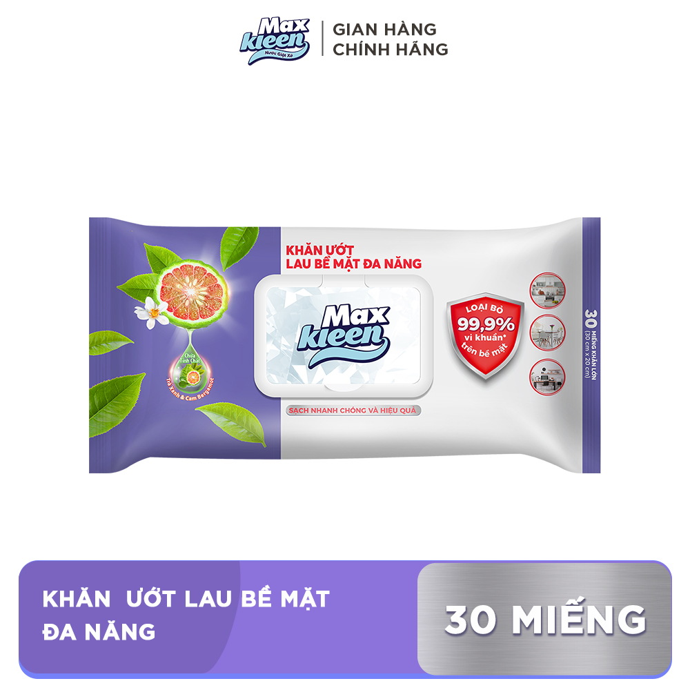 [GIFT] Khăn Ướt lau bề mặt đa năng MaxKleen