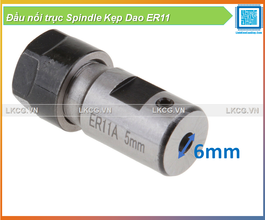 Đầu nối trục spindle kẹp dao er11