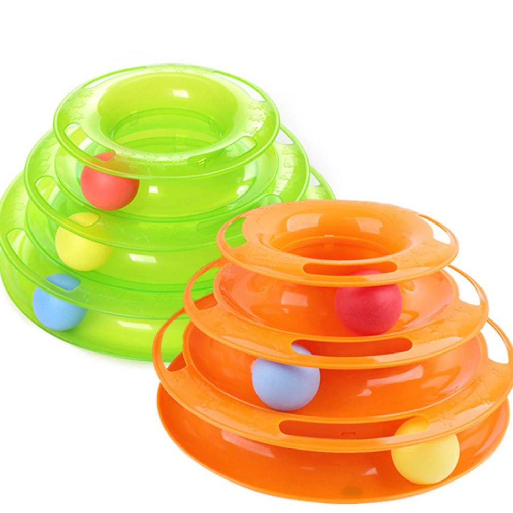 Tháp đồ chơi 3 tầng cho thú cưng Phụ kiện Long Vũ