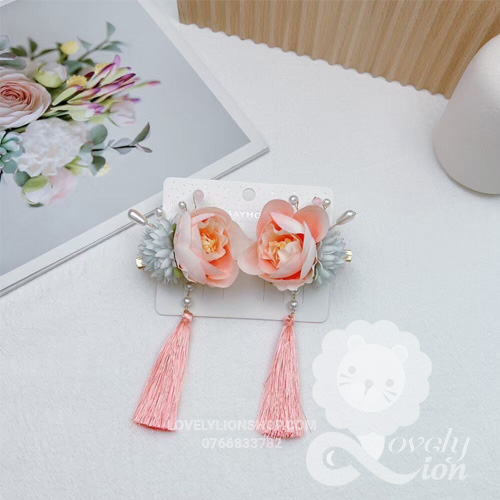 Combo 2 kẹp tóc cổ trang cho bé gái(nhiều mẫu)