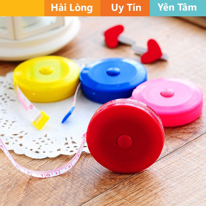 Thước cuộn mini nhỏ gọn đo eo, quần áo (150cm)