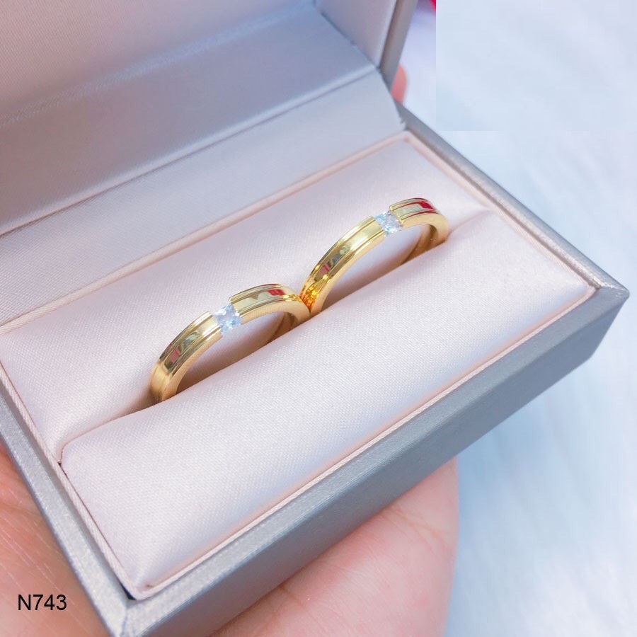 Nhẫn cặp titan mộng mơ giá 1 chiếc NC192