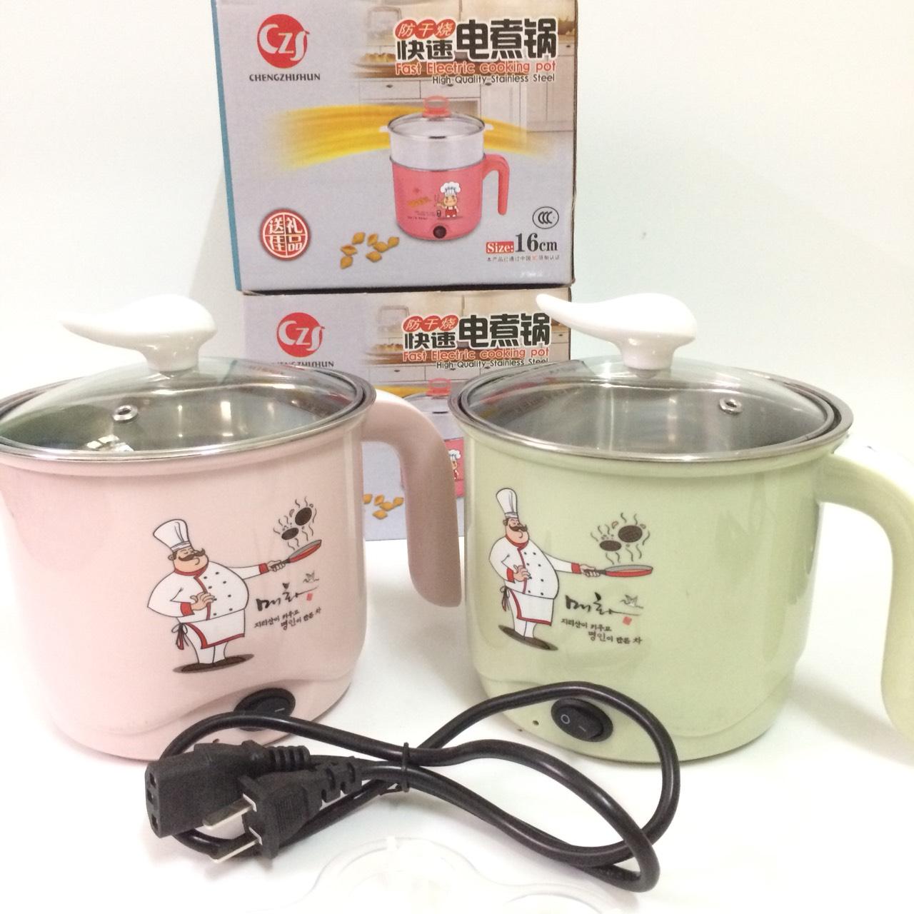 Nồi nấu mì nấu lẩu mini 1.6lit (đồ dùng nhà bếp)