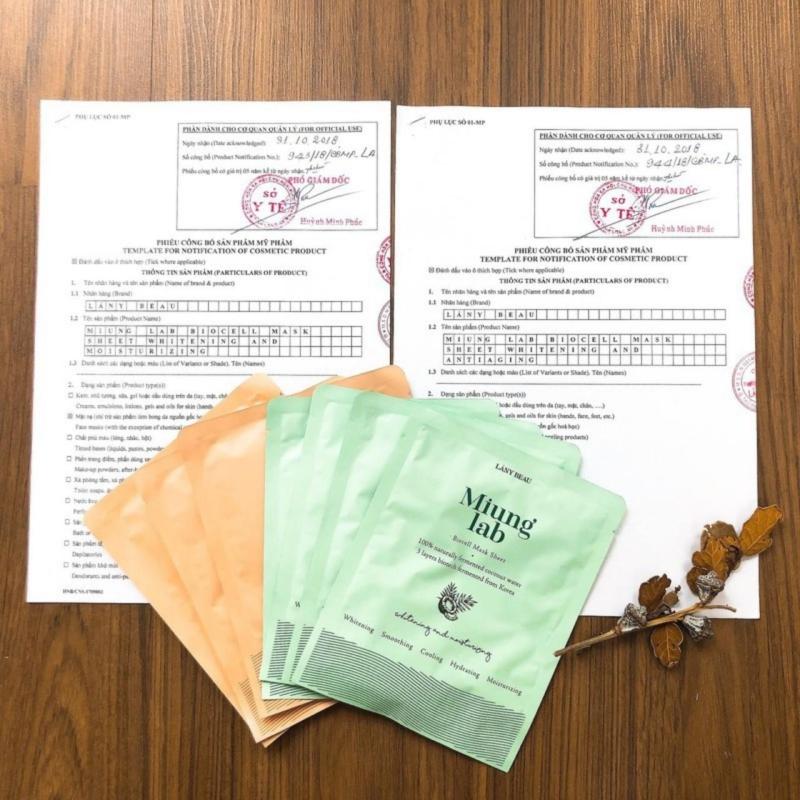 MẶT NẠ DƯỠNG TRẮNG DA MIUNG LAB (Combo 7 miếng)