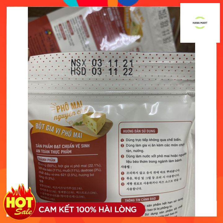 < Hàng Hót>Bột Phô Mai Lắc O! SAJANG Hàn Quốc 250g